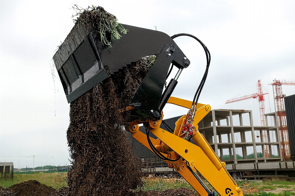 Преимущества использования челюстного ковша при выполнении земляных работ в строительстве дома