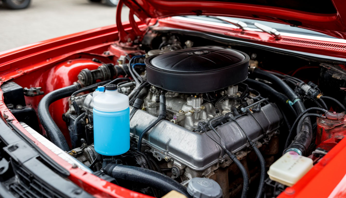 Чистка двигателя без воды