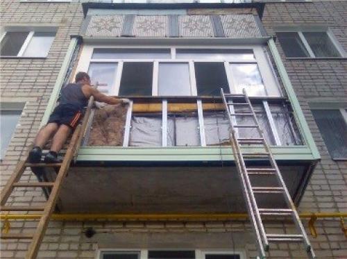 Утепление выноса балкона. Утепление балкона/лоджии снаружи минеральной ватой – пошаговая инструкция