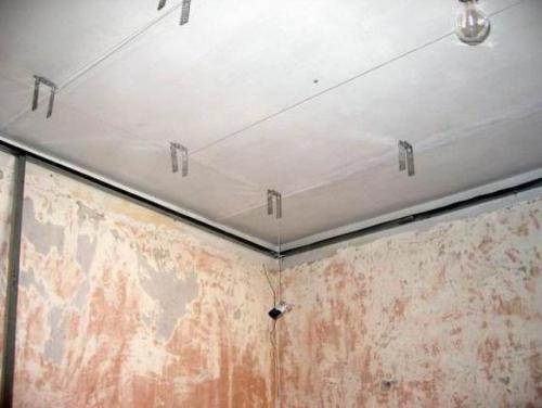 Зачем нужна обрезка под гипсокартон из деревянного бруска. Сборка основания