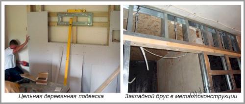 Какие рекомендации следует соблюдать при работе с гипсокартоном и деревянными брусками. Достоинства и недостатки