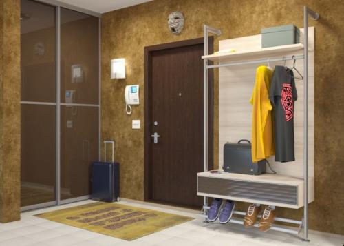 Как совместить нишу из гипсокартона с общим стилем прихожей. Ниша в прихожей: различные способы использования и их подсветка 94 фото