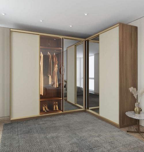 Экономия пространства: как встроить шкаф в нишу прихожей 12