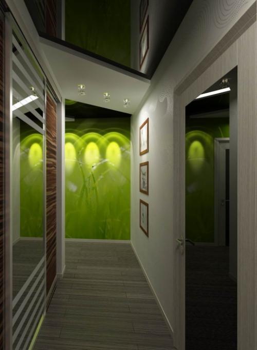 Как визуально увеличить пространство ниши в коридоре. Акцент – интересный прием в увеличении жизненного пространства