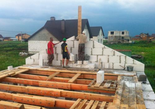 Нужен ли фундамент для фронтона или можно крепить его непосредственно к крыше. Подготовительный этап