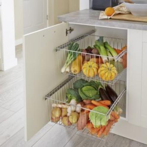 Как организовать хранение овощей и фруктов на кухне. Хранение овощей на кухне