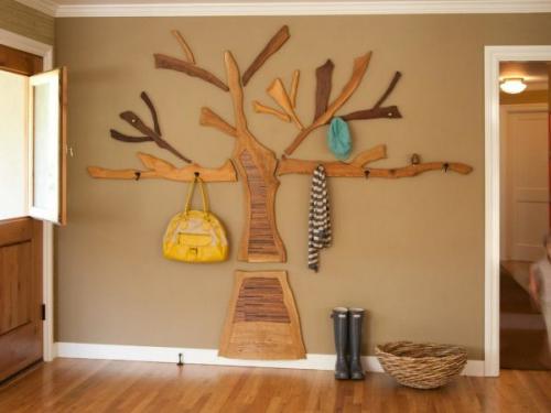 Дерево на стене из подручных материалов. Как сделать дерево на стену своими руками из подручных материалов