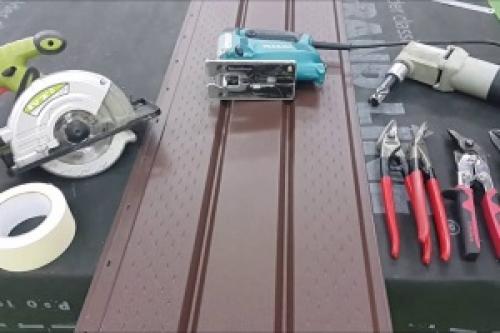 Как правильно измерять и разрезать металлосайдинг. Чем резать металлический сайдинг