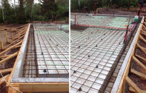 Какие факторы влияют на толщину утепленной шведской плиты. Фундамент «плита шведская» — назначение и область применения