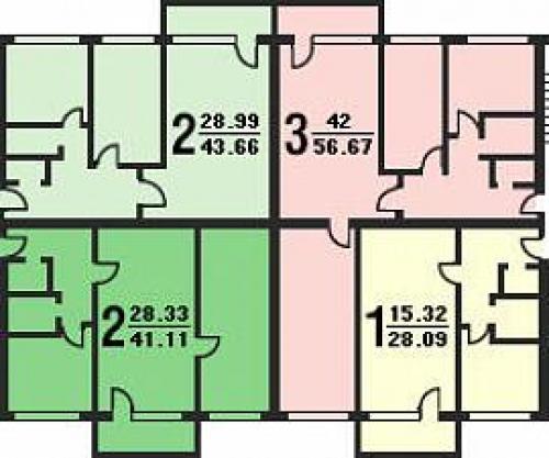 Какие особенности планировки типовой однушки серии 1-511. Типовой жилой дом серии 1-511