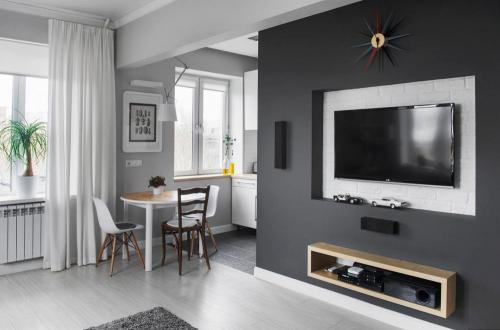 Какие основные принципы дизайна помогут визуально увеличить пространство в однокомнатной хрущевке. Креативные идеи дизайна однокомнатной хрущевки