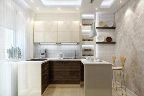 Как визуально увеличить пространство на кухне в хрущевке. Как визуально увеличить пространство?