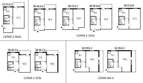 Планировка квартир брежневка 3 комнаты. Брежневки описание и типовые планировки