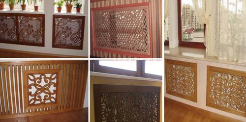 Какие материалы лучше всего подходят для маскировки батарей и труб отопления. Ошибки дизайна. Радиаторы и способы маскировки.